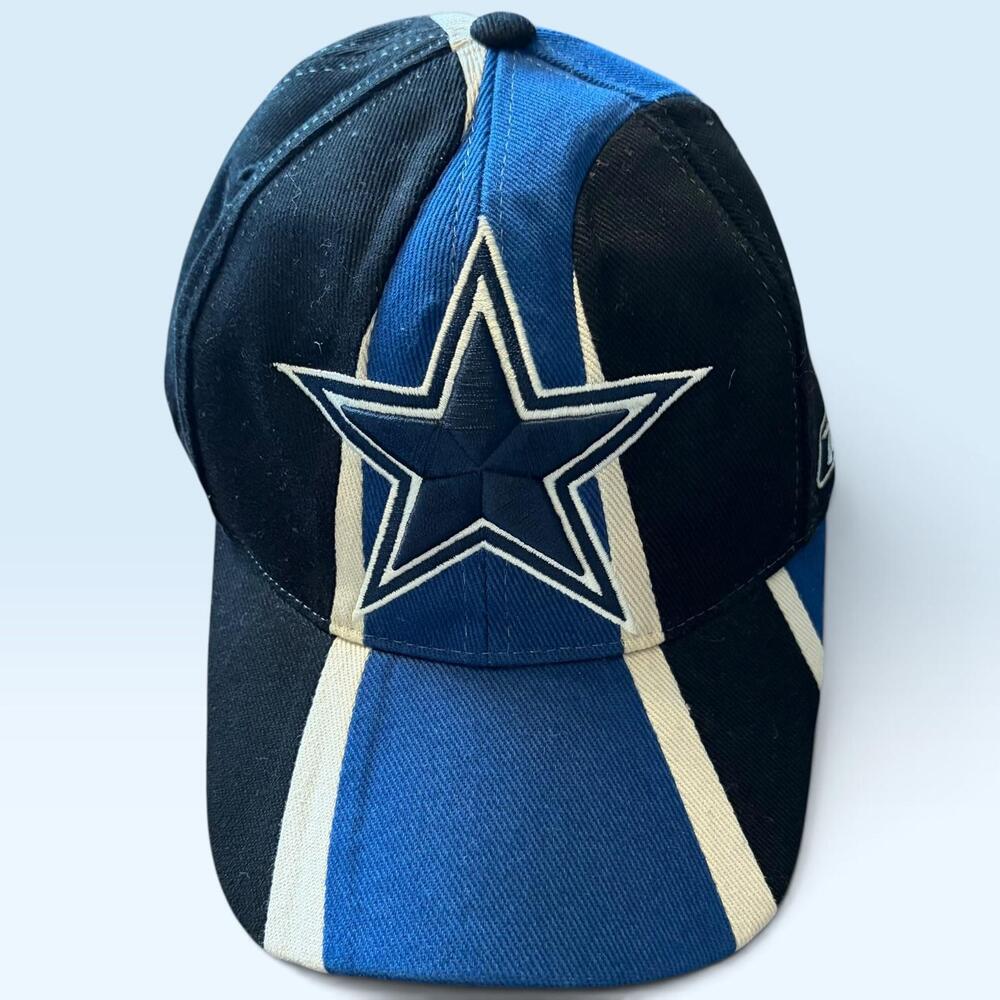 Dallas Cowboys Hat Cap Strap Back Mens Blue NFL Football Reebok Star OSFA